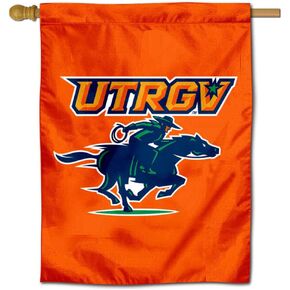 College Flags & Banners Co. UTRGV Vaqueros Double Sided House Flag