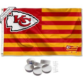 Kansas City Chiefs Nation Banner and Tapestry Wall Tack Pads