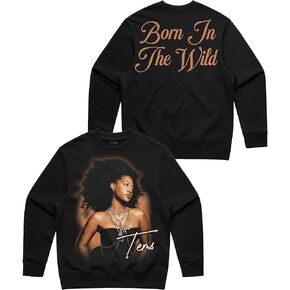 TEMS Official Merch Born in The Wild Tour Crew Neck