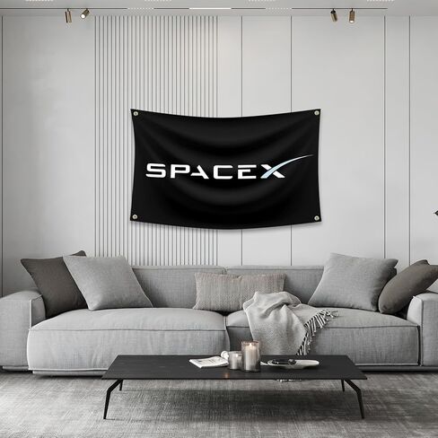 American Space flags 3x5 FT Logo Flag, Indoor Outdoor Decor Banner With 4 Brass Grommets Sign Flags (as14) in Saudi Arabia