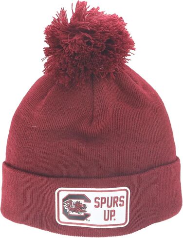 ZHATS NCAA Officially Licensed Pom Beanie Patch Defer Team Color in Kuwait
