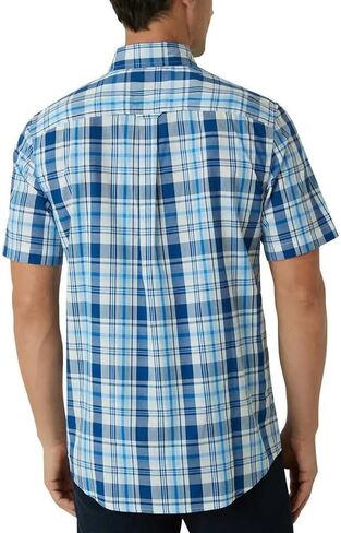 قميص منسوج بأكمام قصيرة للرجال من Chaps (الولايات المتحدة، ألفا، كبير، عادي، عادي، أبيض) in Kuwait