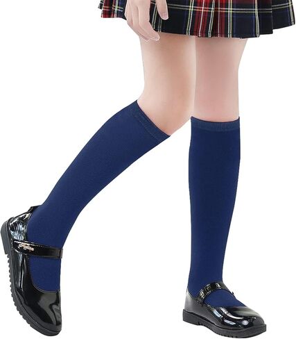 Zando Youth Soccer Socks School Knee High Tube Sport Socks Softball Baseball Socks for Kids Girls Boys 2 Pairs in Saudi Arabia