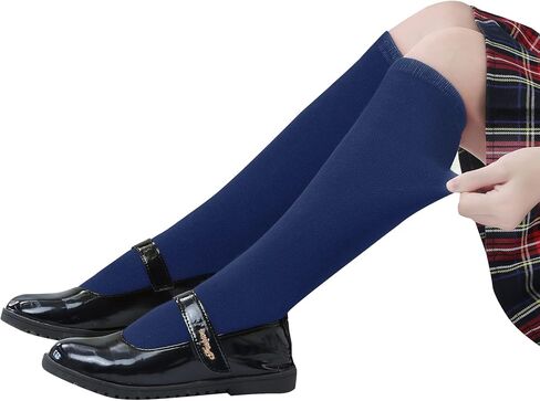 Zando Youth Soccer Socks School Knee High Tube Sport Socks Softball Baseball Socks for Kids Girls Boys 2 Pairs in Saudi Arabia