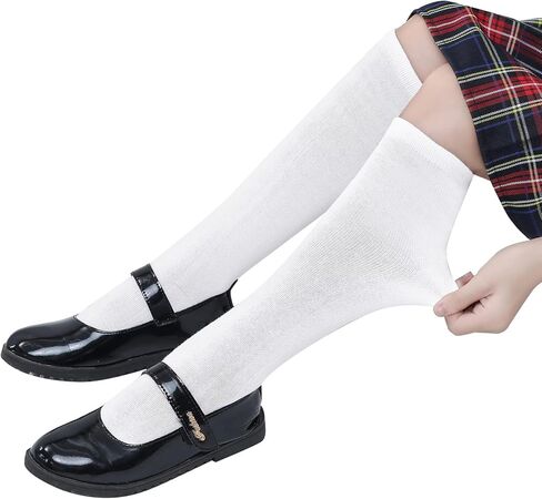Zando Youth Soccer Socks School Knee High Tube Sport Socks Softball Baseball Socks for Kids Girls Boys 2 Pairs in Saudi Arabia