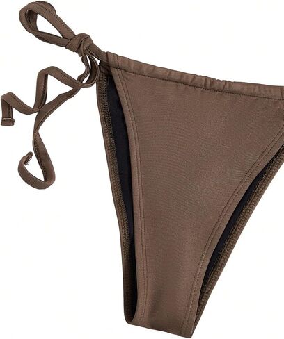 SOLY HUX Women's 2 Piece Swimsuits Bikini Set Sexy Swimwear Halter Triangle Bathing Suit in Saudi Arabia