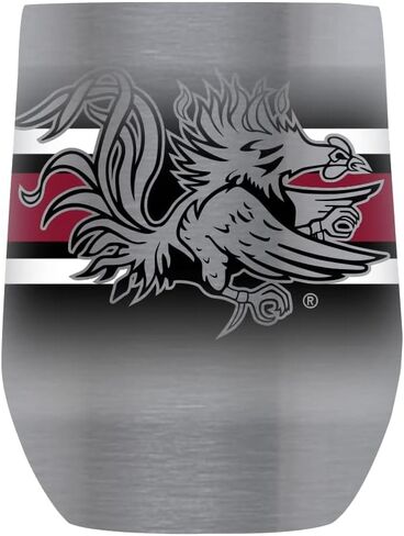 Gametime Sidekicks South Carolina 12oz من الفولاذ المقاوم للصدأ - مرخص رسميًا، 18/8 من الفولاذ المقاوم للصدأ، جدار مزدوج، معزول بالفراغ، شعارات مطبوعة بالأشعة فوق البنفسجية LED، بدون عرق، يبقى ساخنًا/باردًا - in Kuwait