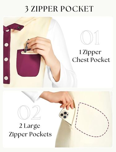 FitsT4 سترة رياضية نسائية من الصوف سترة بدون أكمام سترة سترة بأزرار حتى فستان حراري مع جيوب in Kuwait