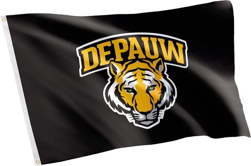 Desert Cactus DePauw University Flag Tigers Flag Banners 100% Polyester Indoor Outdoor 3x5 feet Flags (Style 1) in Saudi Arabia