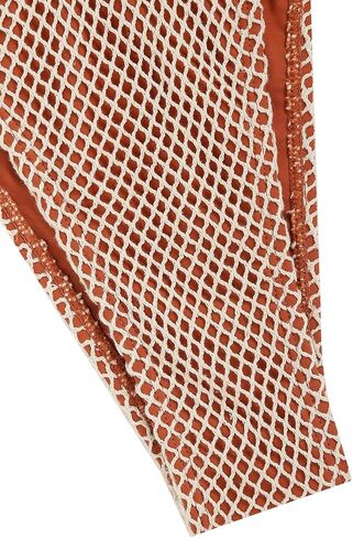 ZAFUL Bikini Bottoms for Women Fishnet Tie Side String Bathing Suit Bottoms Tanga High Cut Swimsuit Bottom in Kuwait