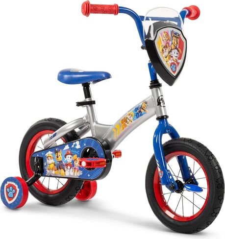 Huffy Paw Patrol Kids' Bikes, Sizes 12/16 Inch, Beginner Rider, Multiple Designs and Color Options Available, Removable Training Wheels Included, Fun Paw Patrol Graphics in Kuwait