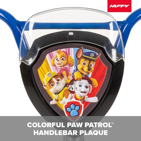 Huffy Paw Patrol Kids' Bikes, Sizes 12/16 Inch, Beginner Rider, Multiple Designs and Color Options Available, Removable Training Wheels Included, Fun Paw Patrol Graphics in Kuwait
