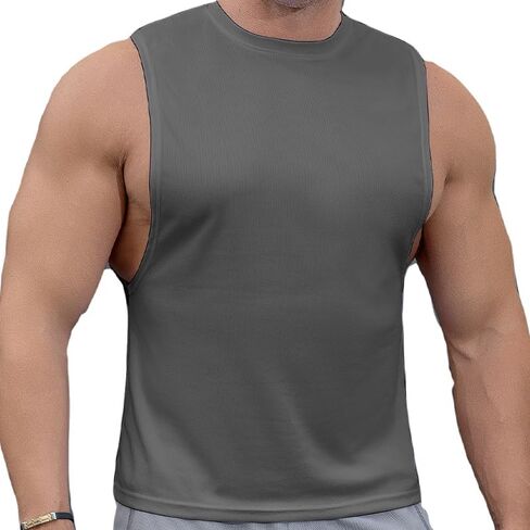 ZPB Men Workout Tank Top 2 Pack Gym Fitness Bodybuilding Sleeveless Muscle T Shirts in Saudi Arabia
