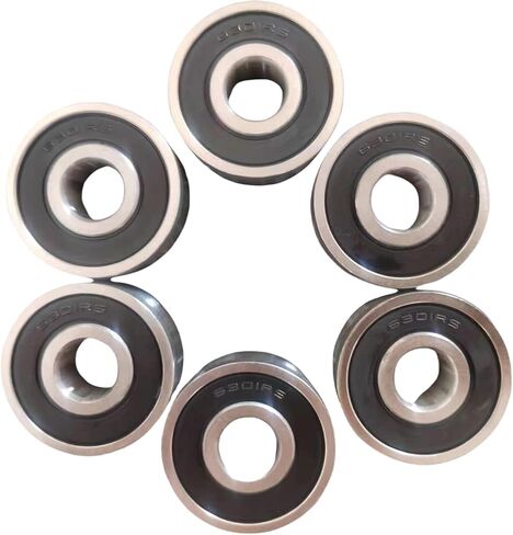 10-Pack 6301-2RS Double Rubber Sealed Bearing Sealed Ball Bearing 12x37x12mm, pre-Lubricated Stability Economical and efficient, deep Groove Ball Bearing in Saudi Arabia