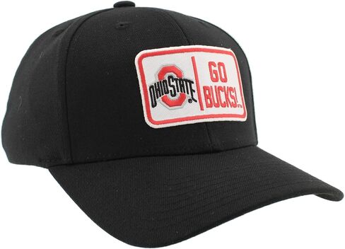 قبعة ZHATS الرجالية القياسية المرخصة رسميًا من الرابطة الوطنية لرياضة الجامعات (NCAA) ZH Patch Defer باللون الأسود، مقاس كبير in Saudi Arabia
