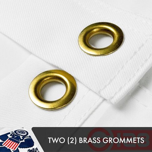 G128 US Coast Guard Flag | 3x5 Ft | Double ToughWeave Series Double Sided Embroidered 210D Polyester | Military Flag, Embroidered Design, Indoor/Outdoor, Brass Grommets, Heavy Duty, 3-ply in Saudi Arabia