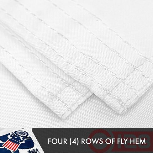 G128 US Coast Guard Flag | 3x5 Ft | Double ToughWeave Series Double Sided Embroidered 210D Polyester | Military Flag, Embroidered Design, Indoor/Outdoor, Brass Grommets, Heavy Duty, 3-ply in Saudi Arabia
