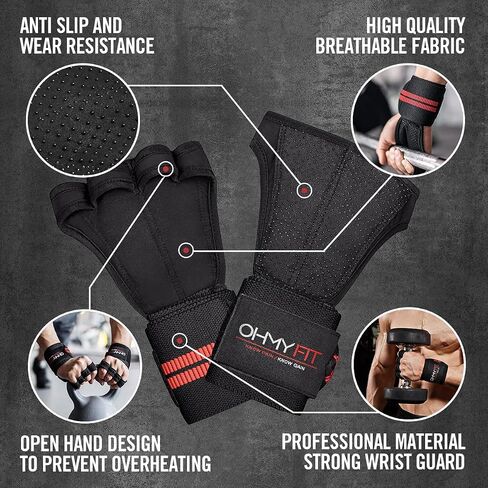 All-in-One Wrist Wrap Glove: Elevate Your Workout with Ventilation, Callus Prevention & Wrist Support in Saudi Arabia