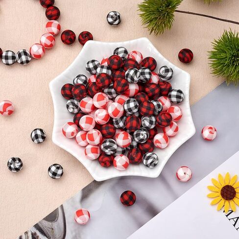 50pcs 15mm Silicone Round Beads Making Kit, Silicone Beads Bulk, Round Silicone Beads, for Jewelry Crafts Necklace Garland Bracelet (5 Styles) in Saudi Arabia