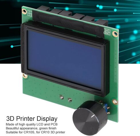 شاشة تحكم عرض الطابعة ثلاثية الأبعاد، لوحة تحكم ذكية بديلة لشاشة LCD مع كابلين للطابعة ثلاثية الأبعاد CR10S CR10 in Saudi Arabia