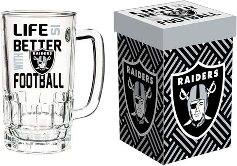 كأس تانكارد الزجاجي لفريق سبورتس أمريكا، مع صندوق هدايا، لاس فيغاس رايدرز in Kuwait