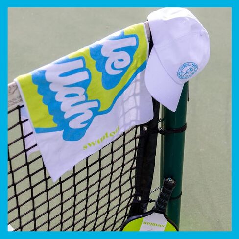 Swinton Pickleball Sports Towel in White - Pickleball Gift and Accessory in Saudi Arabia