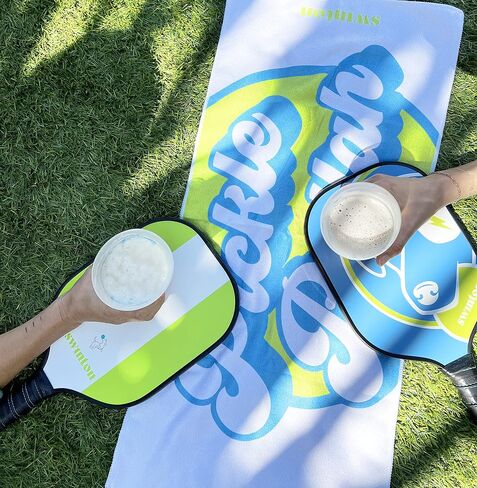 Swinton Pickleball Sports Towel in White - Pickleball Gift and Accessory in Saudi Arabia