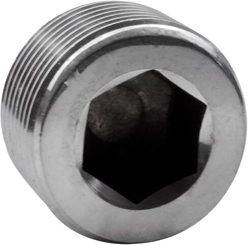 304 الفولاذ المقاوم للصدأ 1 "NPT غاطسة الداخلية عرافة الموضوع المقبس الأنابيب التوصيل ذكر الموضوع المناسب 2 حزمة (1" NPT ، 2) in Kuwait