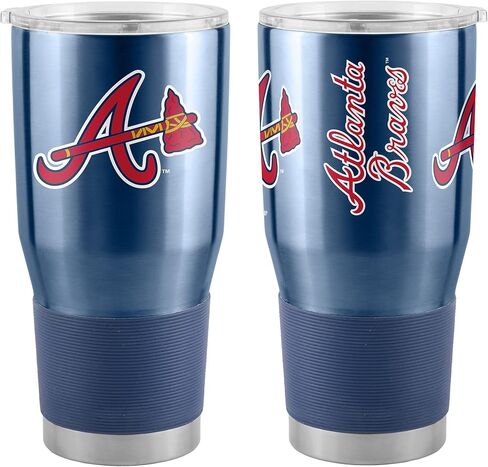 Logo Brands 503-S30T-1: Atlanta Braves 30 Oz Stainless Tumbler in Saudi Arabia