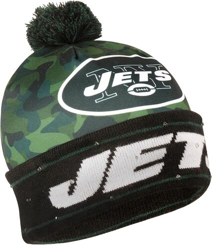 FOCO Men's NFL Camo Knit Light Up Beanie in Saudi Arabia