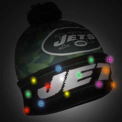 FOCO Men's NFL Camo Knit Light Up Beanie in Saudi Arabia