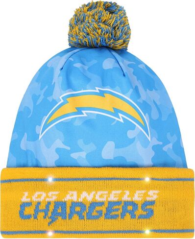 FOCO Men's NFL Camo Knit Light Up Beanie in Saudi Arabia