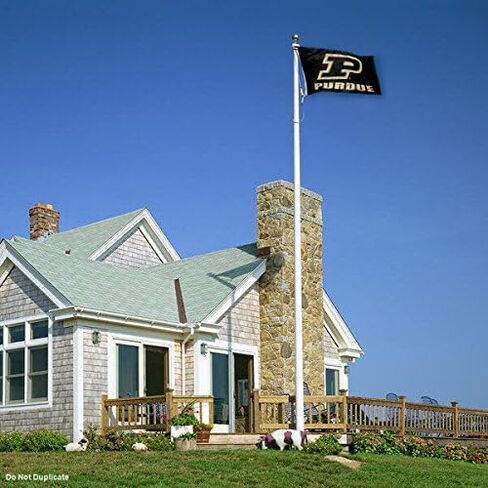College Flags & Banners Co. Purdue Boilermakers Slanted P Double Sided Flag in Saudi Arabia
