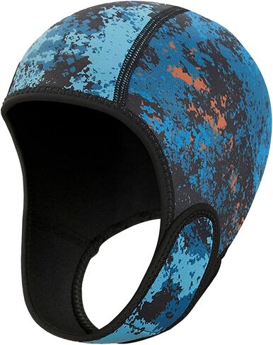 rockible 2mm Neoprene Wetsuit Hood, Diving Hood with Chin Strap Swimming Hat Surfing Cap, for Men, Women, Underwater, Snorkeling, Rafting, Winter in Saudi Arabia