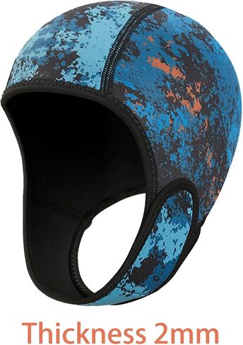 rockible 2mm Neoprene Wetsuit Hood, Diving Hood with Chin Strap Swimming Hat Surfing Cap, for Men, Women, Underwater, Snorkeling, Rafting, Winter in Saudi Arabia