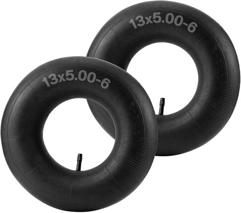 15x6.00-6" Replacement Tire Inner Tubes, 2 Pack Heavy Duty 15x600-6 Inner Tube with TR-13 Straight Valve Stem for Lawn Mowers, Yard Tractors, ATVs, Wheelbarrows, Go Karts, Golf Carts, Hand Trucks in Saudi Arabia