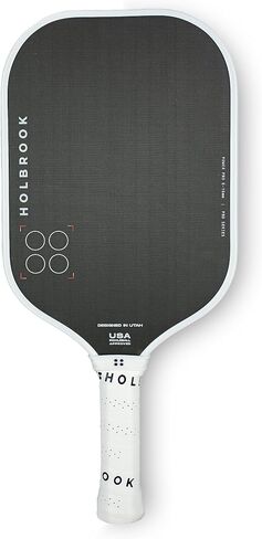 مجاديف Holbrook Pickleball - Power Pro (سلسلة Pro) Elite USAPA مجداف كرة Pickleball مع سطح من ألياف الكربون، قلب من مادة البولي بروبيلين الإسفنجي من Edgecraft، لمسة يمكن التحكم فيها، الطاقة والدوران in Kuwait