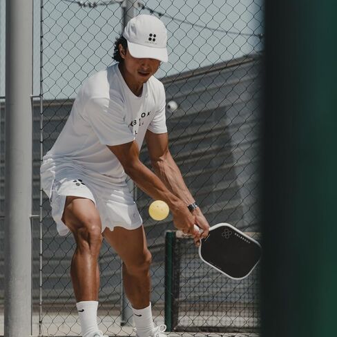 مجاديف Holbrook Pickleball - Power Pro (سلسلة Pro) Elite USAPA مجداف كرة Pickleball مع سطح من ألياف الكربون، قلب من مادة البولي بروبيلين الإسفنجي من Edgecraft، لمسة يمكن التحكم فيها، الطاقة والدوران in Kuwait