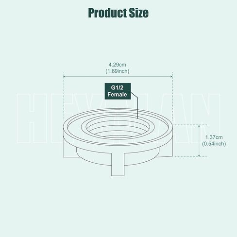 Faucet Lock Nuts 4PC 1/2" Female Thread White Coupling Nut Durability,Plastic Locknut in Saudi Arabia