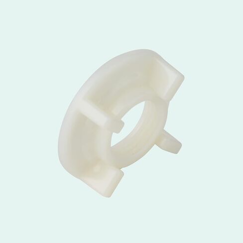 Faucet Lock Nuts 4PC 1/2" Female Thread White Coupling Nut Durability,Plastic Locknut in Saudi Arabia