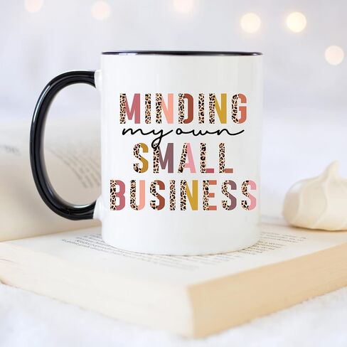 YouNique Designs Boss Lady Mug for Women, 11 Ounces, Cup for Female Boss, Boss Babe Coffee Mug for Women, Boss Birthday Mug for Women (Black Handle) in Saudi Arabia