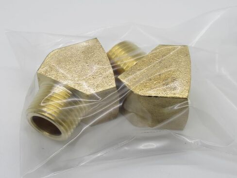 كوع شارع نحاسي بزاوية 45 درجة، 3/4 بوصة ذكر × 3/4 بوصة أنثى NPT-2 Pack in Kuwait