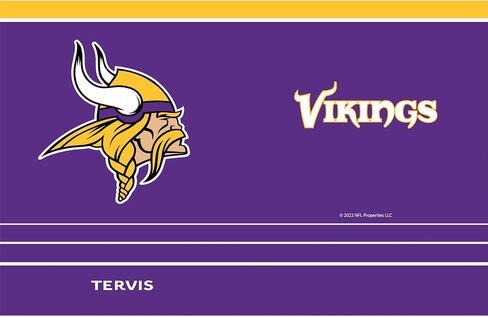 Tervis Traveler NFL Minnesota Vikings - MVP Triple Walled Insulated Tumbler Travel Cup Keeps Drinks Cold & Hot, 20oz, Stainless Steel in Saudi Arabia