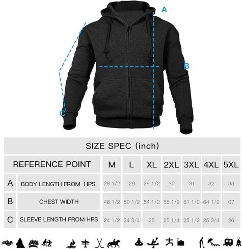 سترة رجالي بغطاء للرأس من الصوف بسحاب كامل ووزن متوسط ​​وأكمام طويلة برباط للتمرين في صالة الألعاب الرياضية مع جيوب in Kuwait