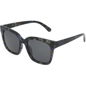 Foster Grant womens Addison Polarized for Digital Sunglasses Sunglasses, Blue Multi Tortoise, 53mm US