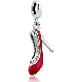 CharmSStory Bling Highheeled Shoe Charms Dangle Beads For Bracelets
