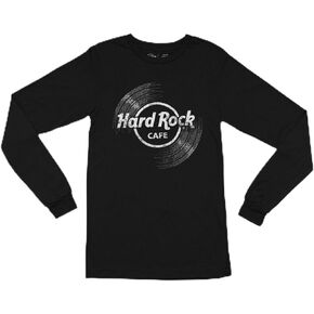 Unisex New Vinyl Logo Longsleeve Tee Black