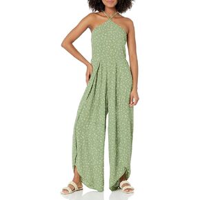 Angie Womens Women's Halter Jumpsuit With Wrap PantJumpsuit