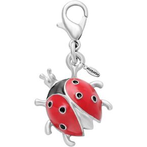 Insect Jewelry Tiny Ladybug Charm for Bracelet,Necklace,Keyring