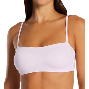 Hanes Women's Eco Luxe Bandeau Contour Wirefree DHY205, Lilac Meringue, Small